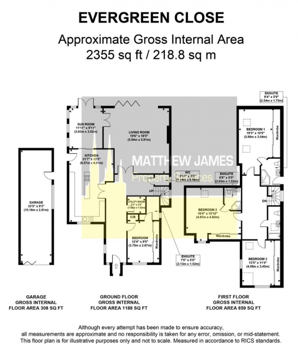 Floor Plan Image for 4 Bedroom Detached House for Sale in Evergreen Close, Allesley, CV5 - Stunning Location