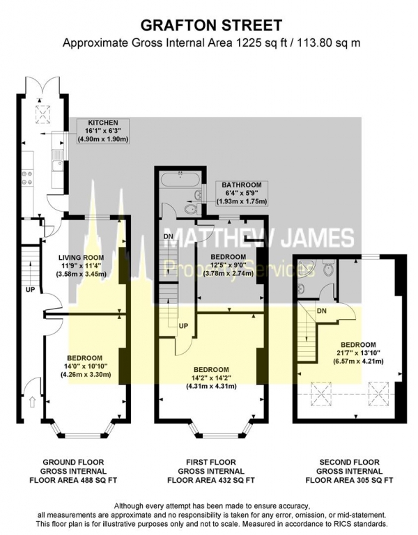 Floor Plan Image for 4 Bedroom Terraced House for Sale in Grafton Street, Stoke, Coventry