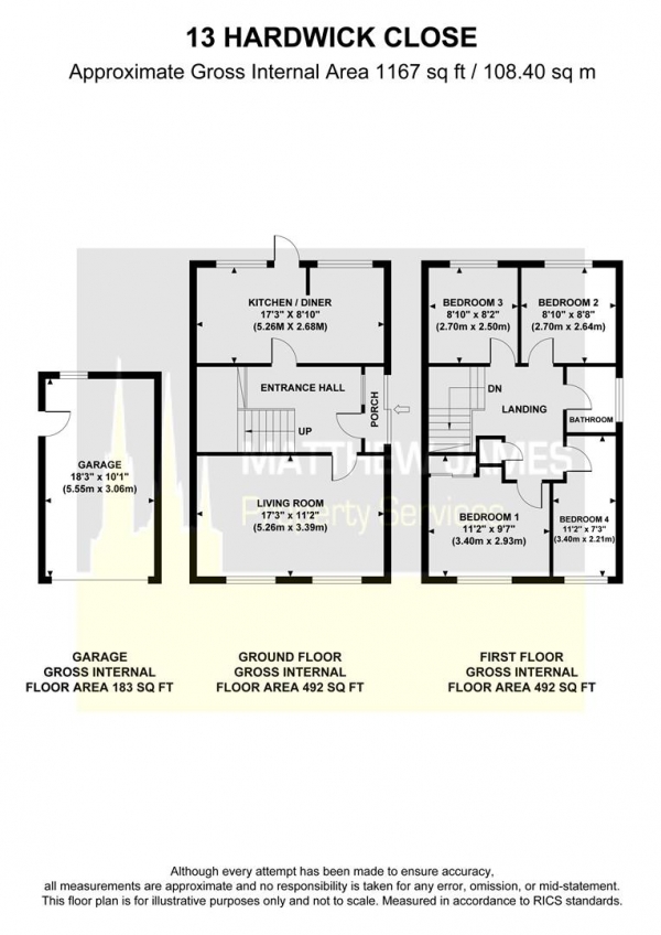 Floor Plan Image for 4 Bedroom Semi-Detached House for Sale in Hardwick Close, Mount Nod, Coventry