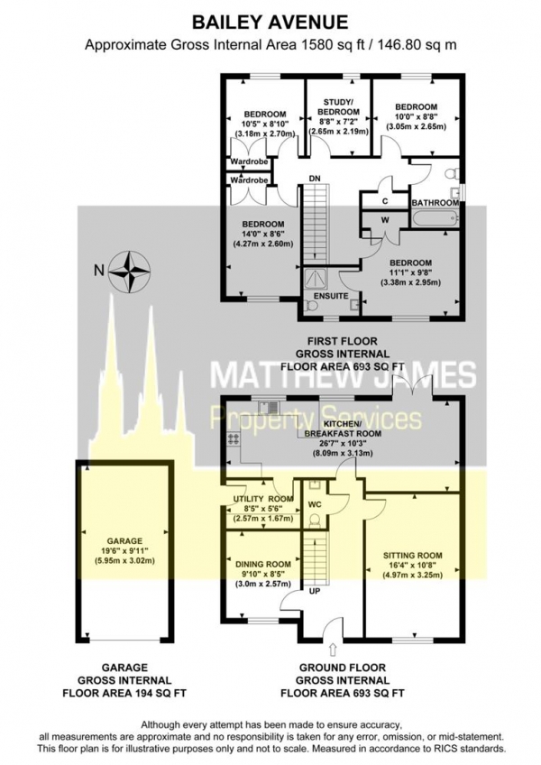 Floor Plan Image for 5 Bedroom Detached House for Sale in Meon Vale Development, Bailey Avenue, Stratford-Upon-Avon