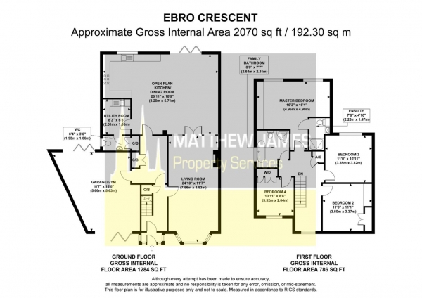 Floor Plan Image for 4 Bedroom Semi-Detached House for Sale in Ebro Crescent, Binley, Coventry *Beautiful Throughout*