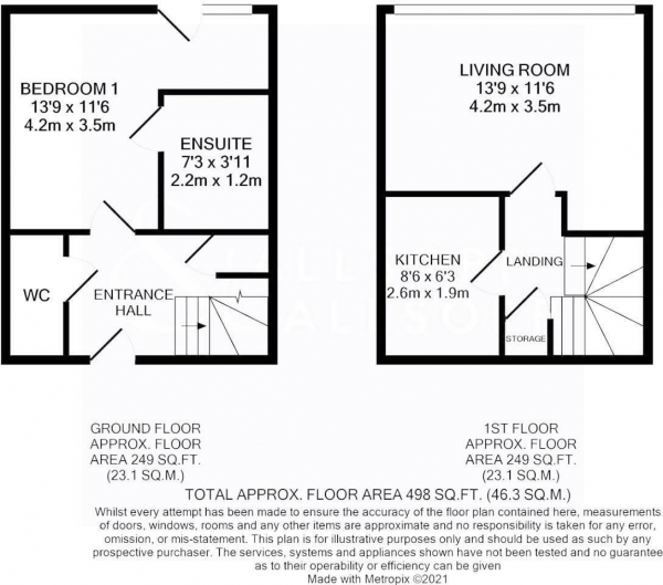 Floor Plan Image for 1 Bedroom Apartment to Rent in Drapers Fields, Coventry