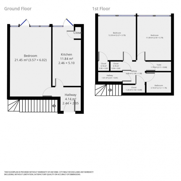 Floor Plan Image for 3 Bedroom Property to Rent in Farthing Fields, London