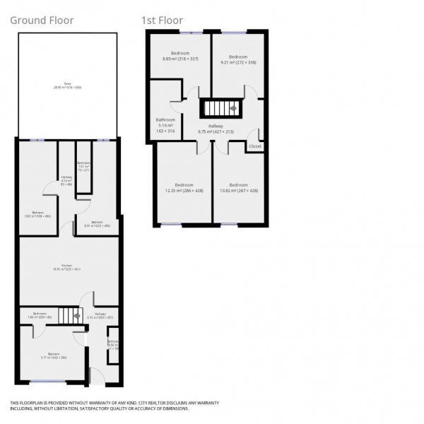 Floor Plan for 6 Bedroom Property to Rent in Carbis Road, London, E14, 7TH - £1269 pw | £5500 pcm
