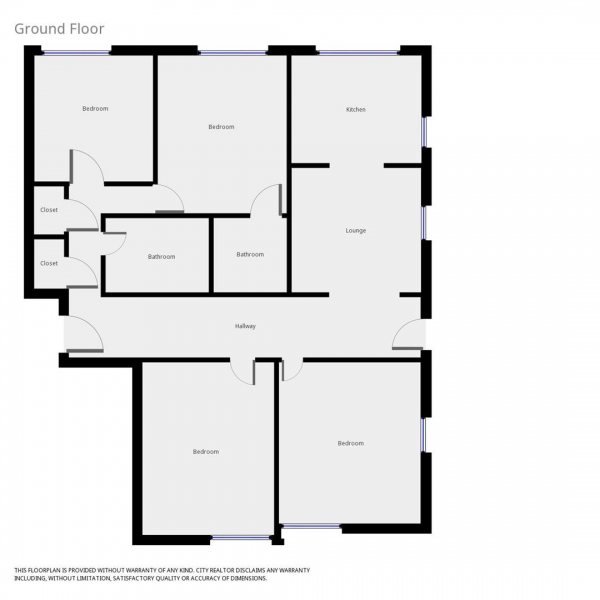 Floor Plan Image for 4 Bedroom Flat to Rent in Rembrandt Close, London