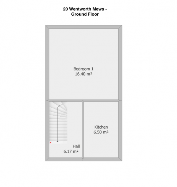 Floor Plan Image for 3 Bedroom Flat to Rent in Wentworth Mews, London