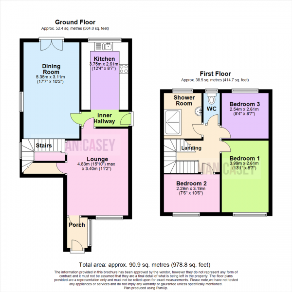 Floor Plan Image for 3 Bedroom Detached House for Sale in Thursford Grove, Blackrod, Bolton