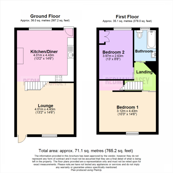 Floor Plan Image for 2 Bedroom Cottage for Sale in Duncan Street, Horwich, Bolton