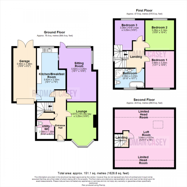 Floor Plan Image for 3 Bedroom Semi-Detached House for Sale in Manchester Road, Blackrod, Bolton