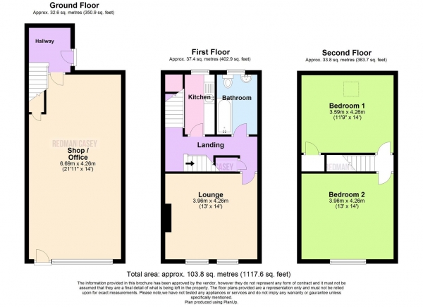 Floor Plan Image for 2 Bedroom Property for Sale in Chorley New Road, Horwich, Bolton