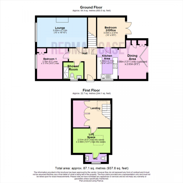 Floor Plan Image for 2 Bedroom Bungalow for Sale in Ainse Road, Blackrod, Bolton