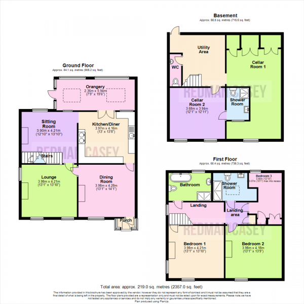 Floor Plan Image for 3 Bedroom Cottage for Sale in Foxholes Road, Horwich, Bolton