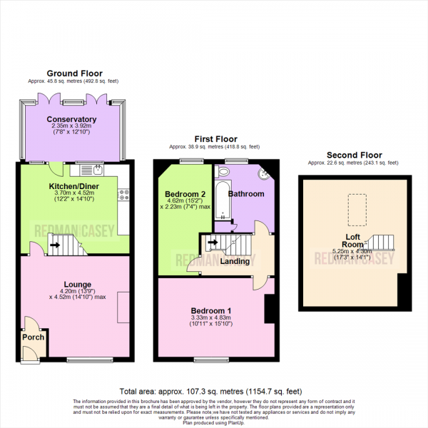 Floor Plan Image for Property for Sale in Heaton Road, Lostock, Bolton