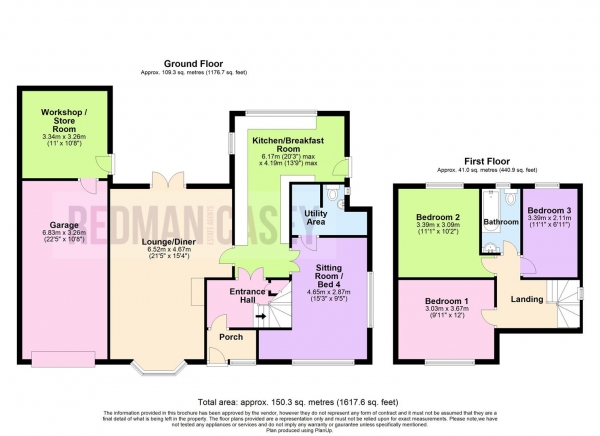 Floor Plan Image for 3 Bedroom Detached House for Sale in Ansdell Road, Horwich, Bolton