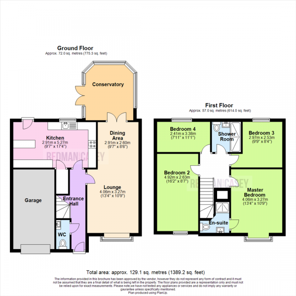 Floor Plan Image for 4 Bedroom Detached House for Sale in Greenstone Avenue, Horwich, Bolton