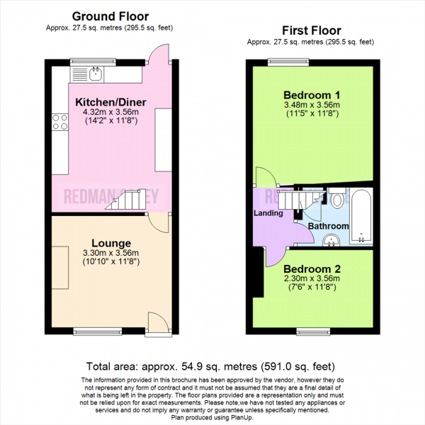 Floor Plan Image for 2 Bedroom Terraced House for Sale in Tredgold Street, Horwich, Bolton