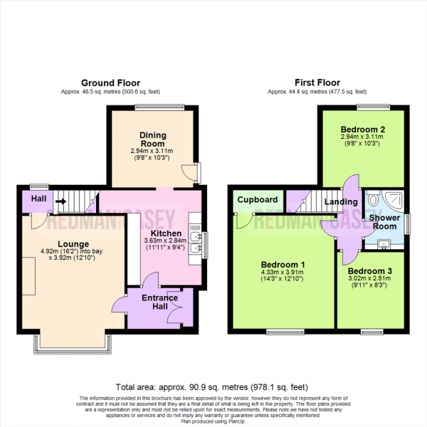 Floor Plan Image for 3 Bedroom Property for Sale in Alexander Road, Bolton