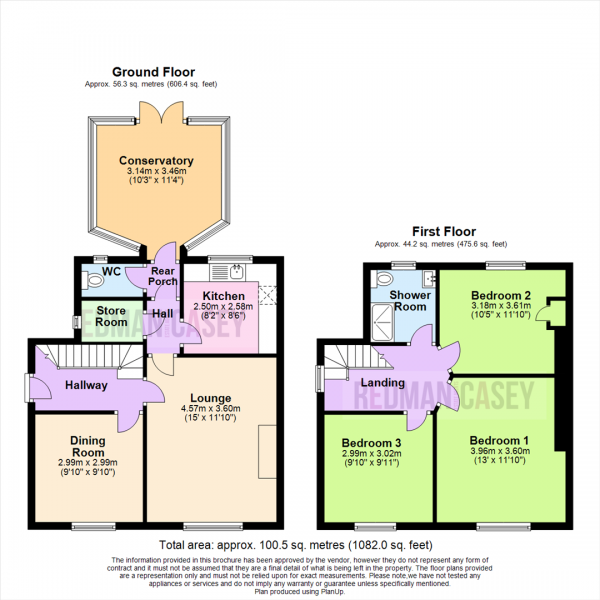 Floor Plan Image for 3 Bedroom Semi-Detached House for Sale in Ainsworth Avenue, Horwich, Bolton