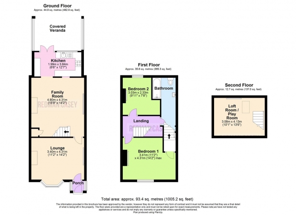 Floor Plan for 2 Bedroom Property for Sale in Chorley Road, Westhoughton, Bolton, BL5, 3NH - OIRO &pound150,000