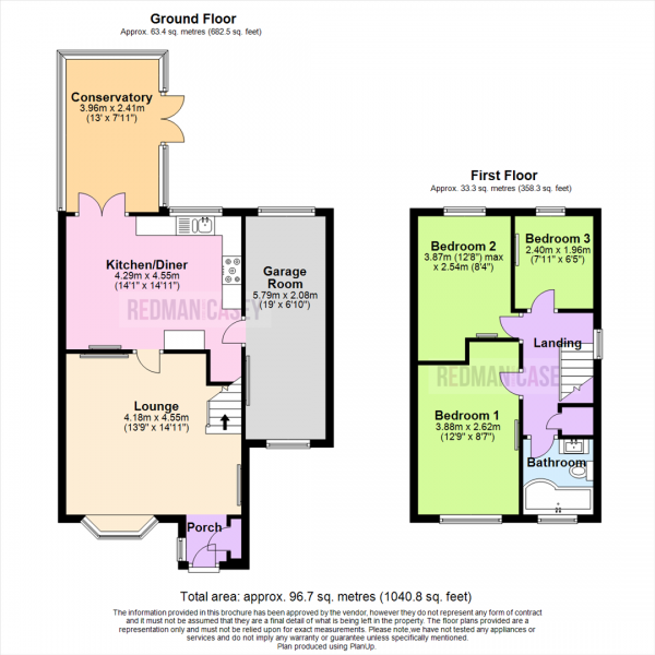 Floor Plan Image for 3 Bedroom Semi-Detached House for Sale in Somerton Road, Breightmet, Bolton