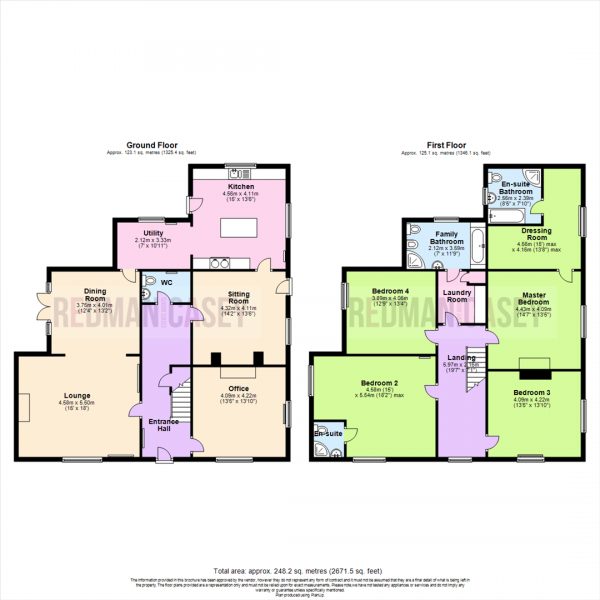 Floor Plan Image for 4 Bedroom Detached House for Sale in Vale House, Mill Lane, Westhoughton