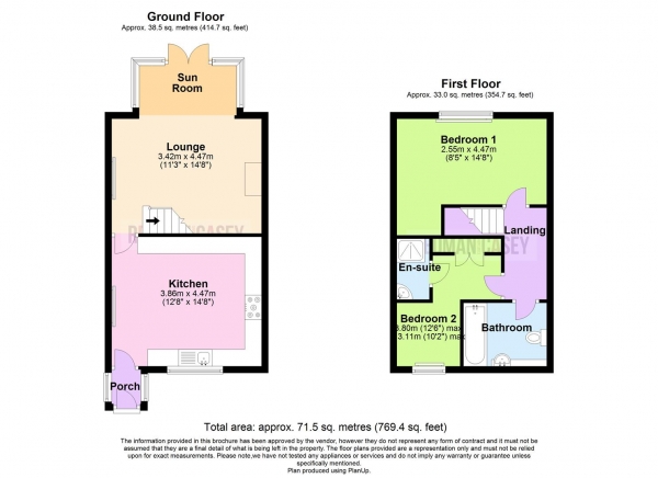 Floor Plan Image for 2 Bedroom Cottage for Sale in Waverley Road, Astley Bridge