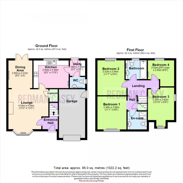 Floor Plan Image for 4 Bedroom Detached House for Sale in Abbeylea Drive, Westhoughton