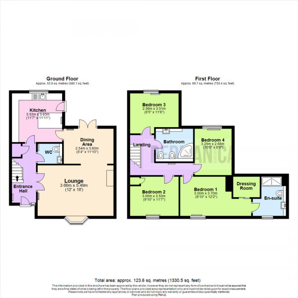 Floor Plan Image for 4 Bedroom Town House for Sale in Bradshaw Hall Drive, Bradshaw