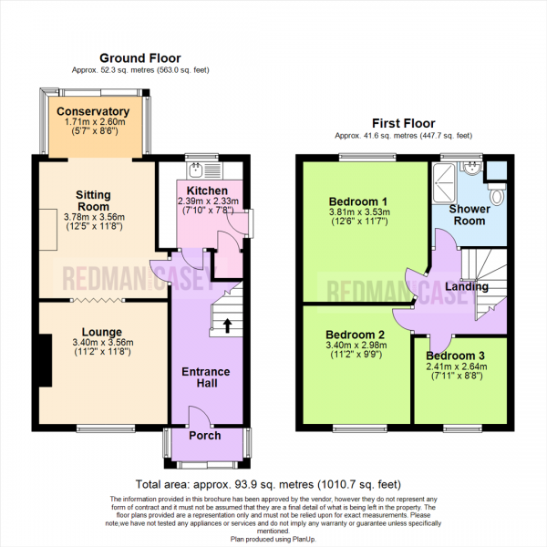 Floor Plan for 3 Bedroom Semi-Detached House for Sale in Taywood Road, Hunger Hill, Bolton, BL3, 4SJ - OIRO &pound145,000