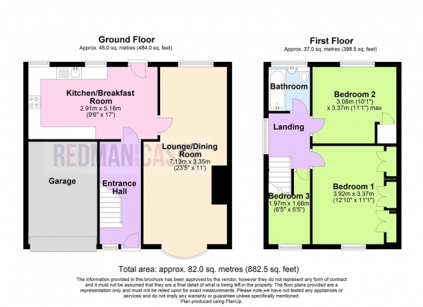 Floor Plan Image for 3 Bedroom Semi-Detached House for Sale in Fairways, Horwich, Bolton