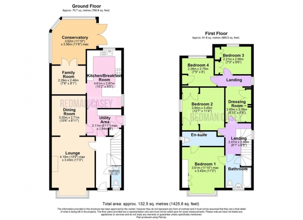 Floor Plan Image for 4 Bedroom Detached House for Sale in Green Lane, Horwich, Bolton