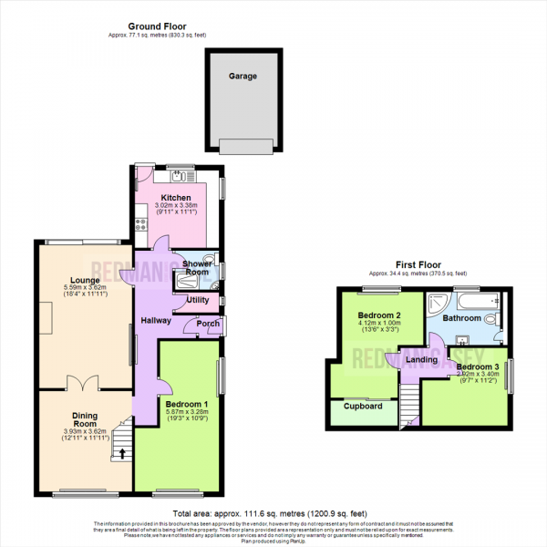 Floor Plan Image for 3 Bedroom Semi-Detached House for Sale in Smethurst Lane, Morris Green, Bolton
