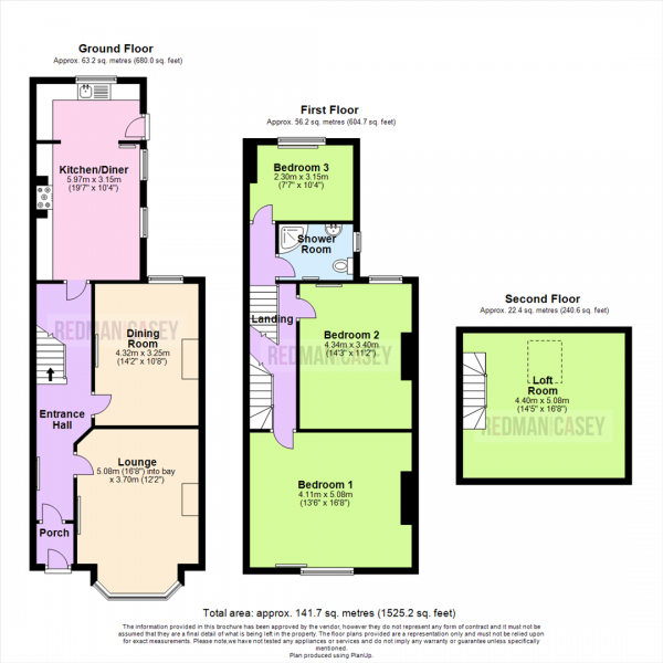 Floor Plan Image for 4 Bedroom Terraced House for Sale in Victoria Road, Horwich, Bolton