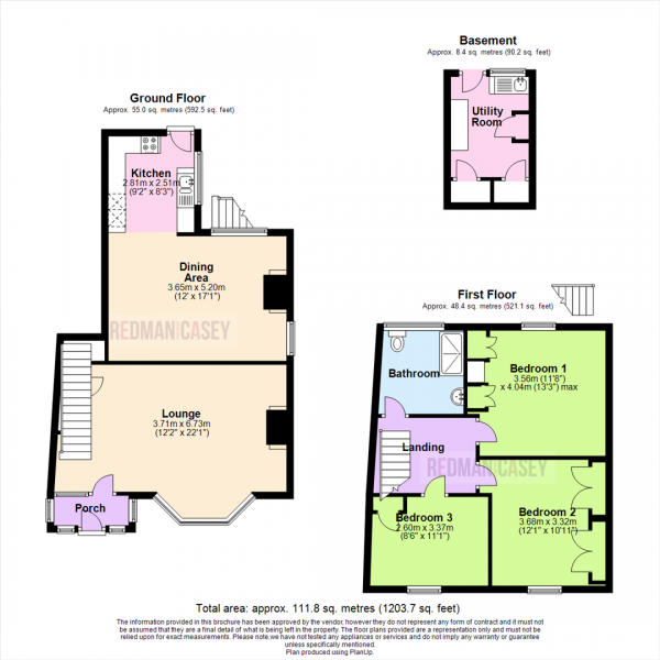 Floor Plan Image for 3 Bedroom Semi-Detached House for Sale in Harpers Lane, Smithills, Bolton