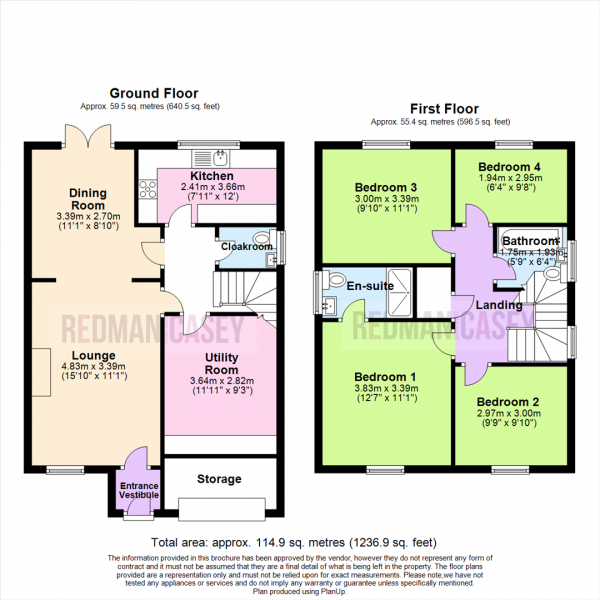 Floor Plan Image for 4 Bedroom Detached House for Sale in Brooklands, Horwich, Bolton