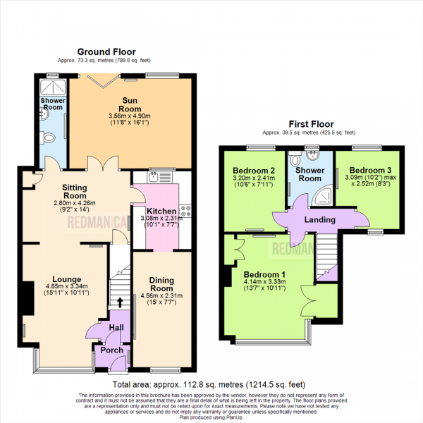 Floor Plan Image for 3 Bedroom Semi-Detached House for Sale in Pocket Nook Road, Lostock, Bolton