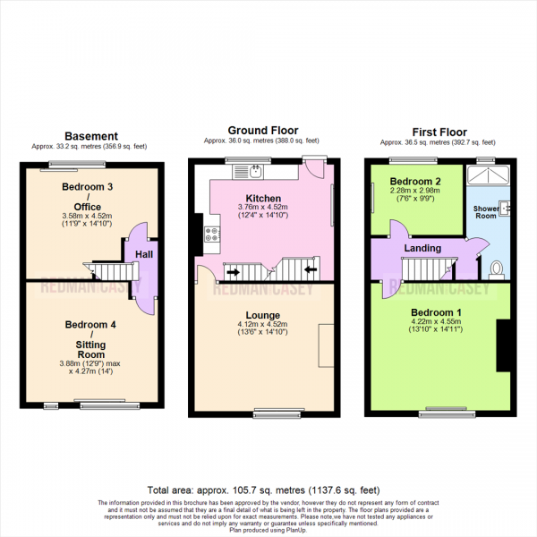 Floor Plan Image for 3 Bedroom Cottage for Sale in Duncan Street, Horwich, Bolton