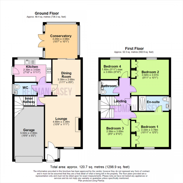 Floor Plan Image for 4 Bedroom Detached House for Sale in Brooklands, Horwich, Bolton