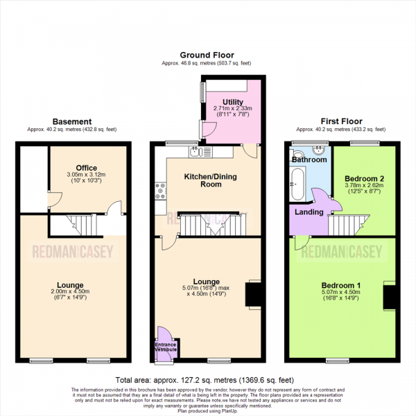 Floor Plan Image for 2 Bedroom Cottage for Sale in Duncan Street, Horwich, Bolton