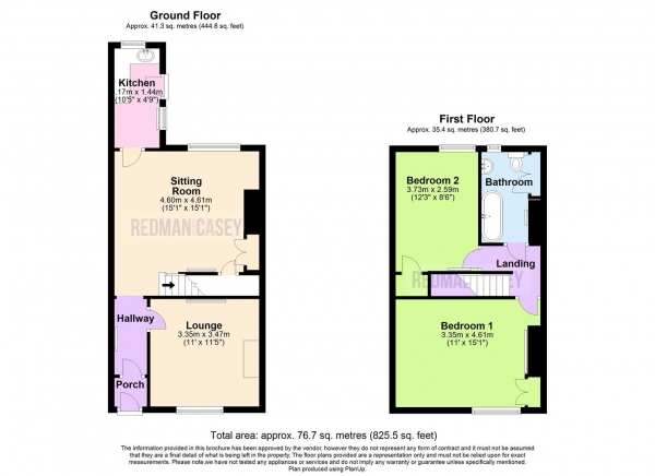 Floor Plan Image for 2 Bedroom Cottage for Sale in Church Street, Horwich