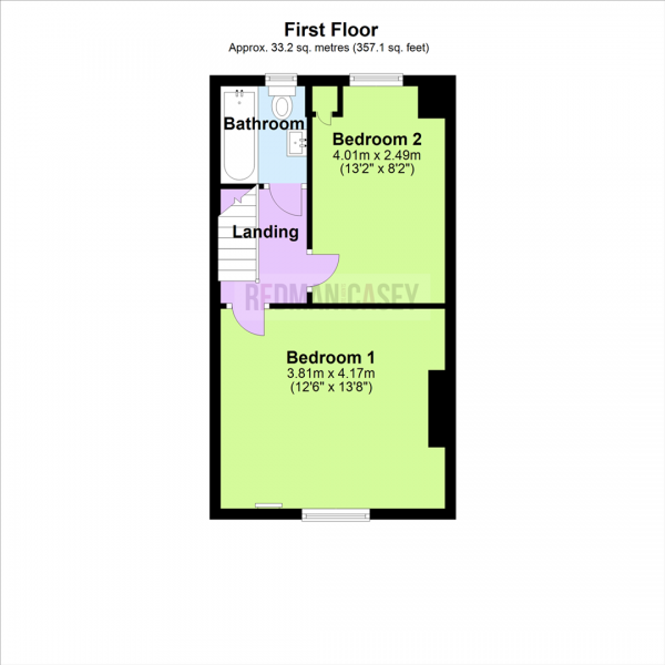 Floor Plan Image for 2 Bedroom Terraced House for Sale in Arnold Street, Bolton