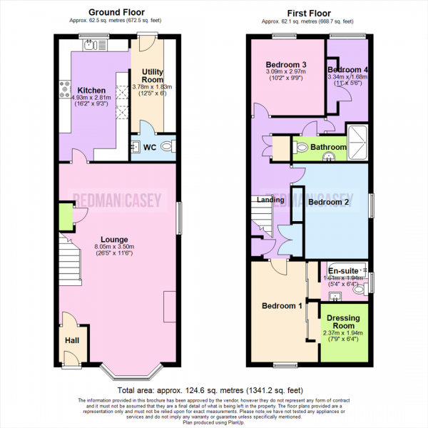 Floor Plan Image for 4 Bedroom End of Terrace House for Sale in Richmond Street, Horwich, Bolton