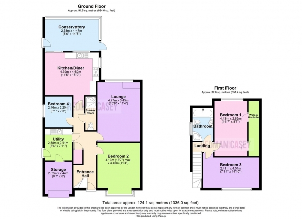 Floor Plan Image for 4 Bedroom Semi-Detached House for Sale in Castlecroft Avenue, Blackrod, Bolton