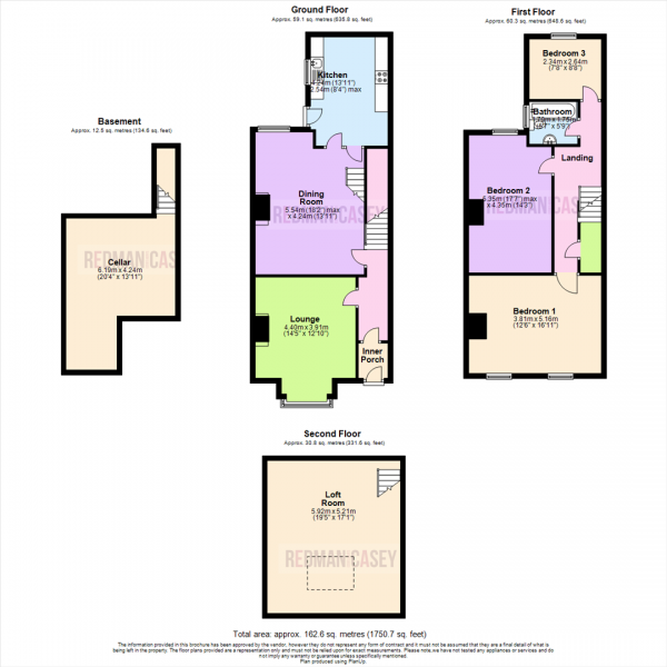 Floor Plan Image for 3 Bedroom Terraced House for Sale in Deane Church Lane, Bolton