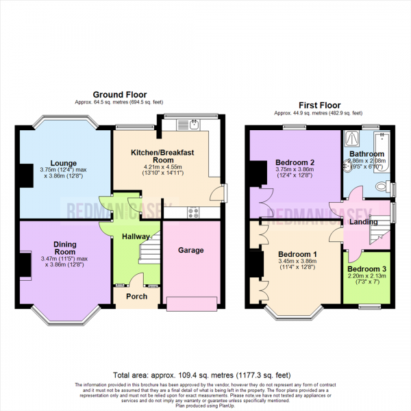 Floor Plan Image for 3 Bedroom Semi-Detached House for Sale in New Church Road, Smithills, Bolton