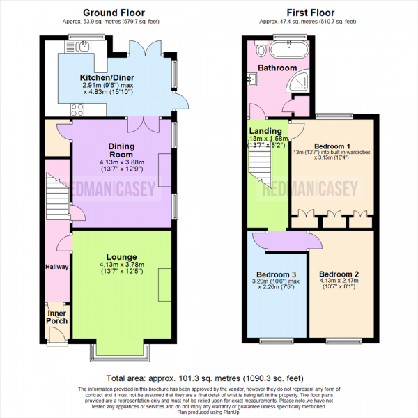 Floor Plan Image for 3 Bedroom Semi-Detached House for Sale in Station Road, Blackrod, Bolton