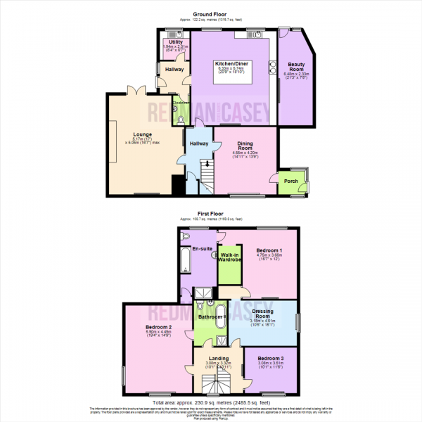 Floor Plan Image for 3 Bedroom Detached House for Sale in Chorley Road, Westhoughton, Bolton