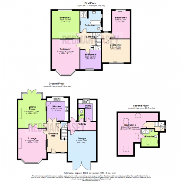 Floor Plan for 6 Bedroom Semi-Detached House for Sale in Hospital Road, Bromley Cross, Bolton, BL7, 9QB - OIRO &pound500,000