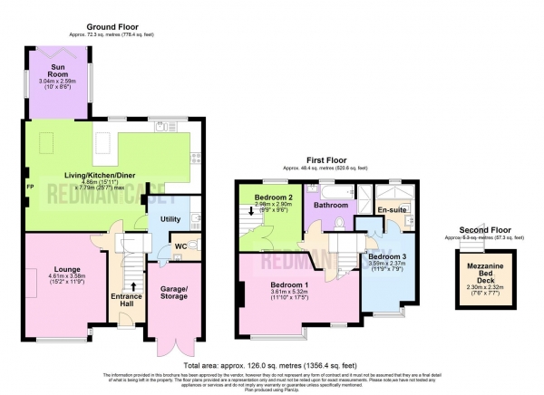 Floor Plan Image for 3 Bedroom Semi-Detached House for Sale in Ox Hey Lane, Lostock