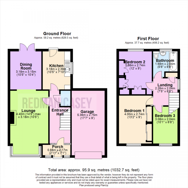 Floor Plan Image for 3 Bedroom Detached House for Sale in The Cheethams, Blackrod, Bolton